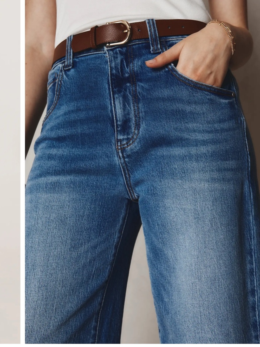Quince Bella Stretch Barrel Jean size 29 - Picture 3 of 15